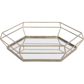 Platonic Antique Gold Tray 